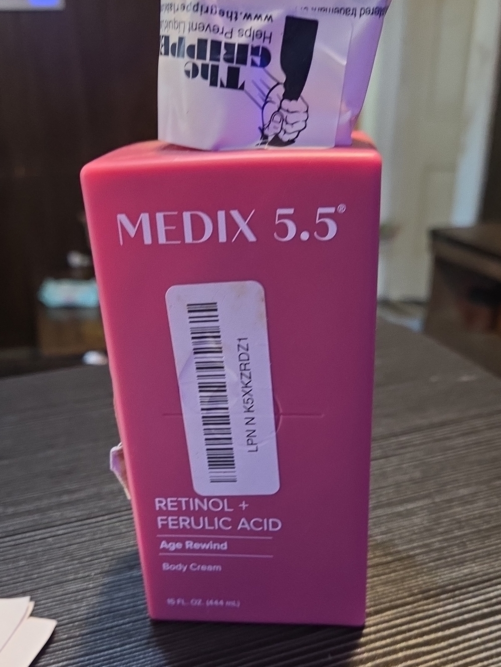 Retinol + Ferulic Acid Body Cream in Pink